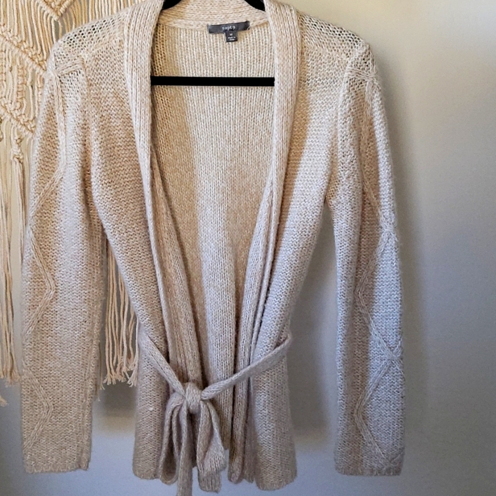 3/$18 Apt. 9 Beige Cardigan